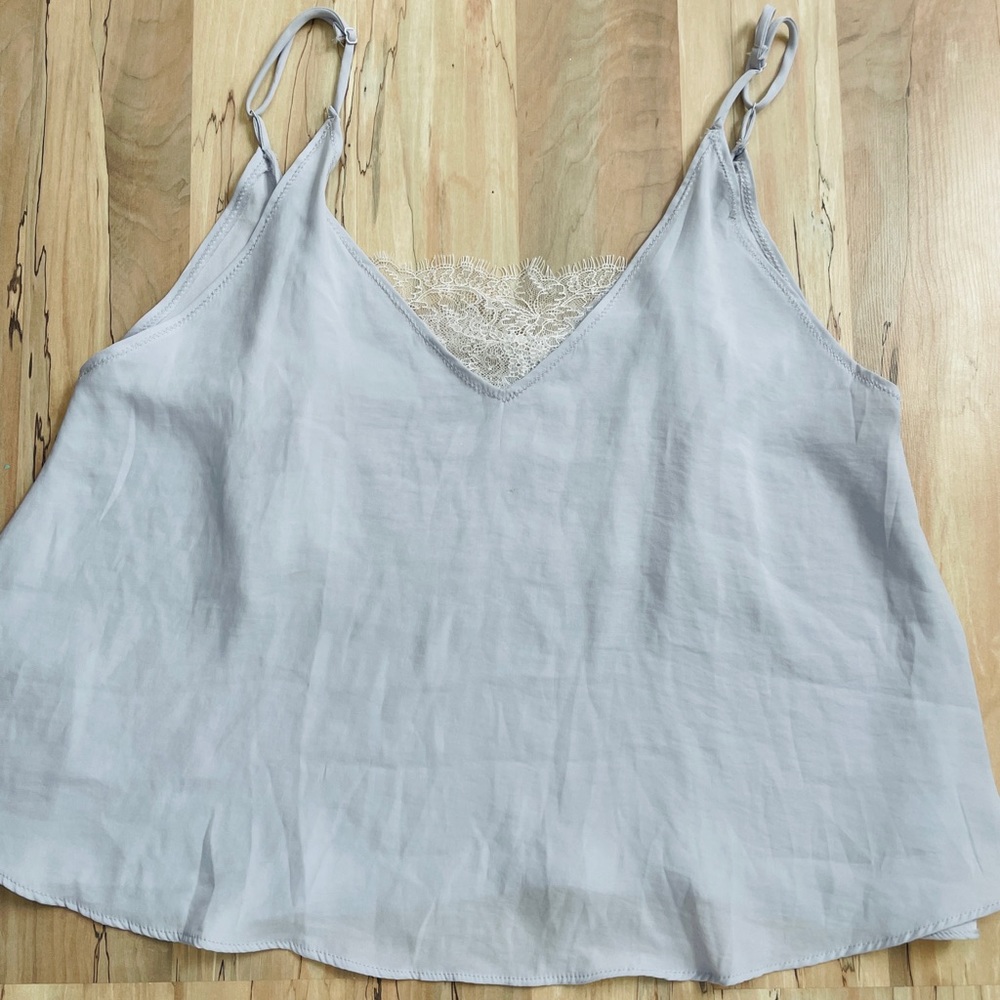 Pale gray top from free people intimates size XS